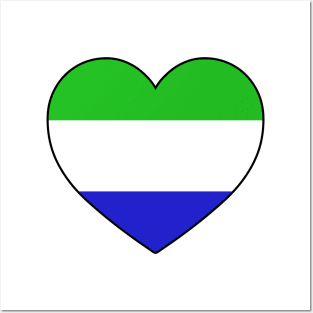 Heart - Sierra Leone Posters and Art